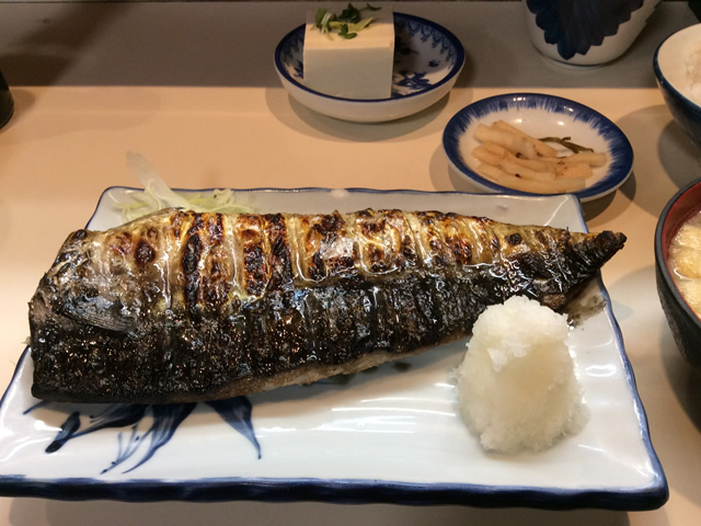 鯖の一枚焼き